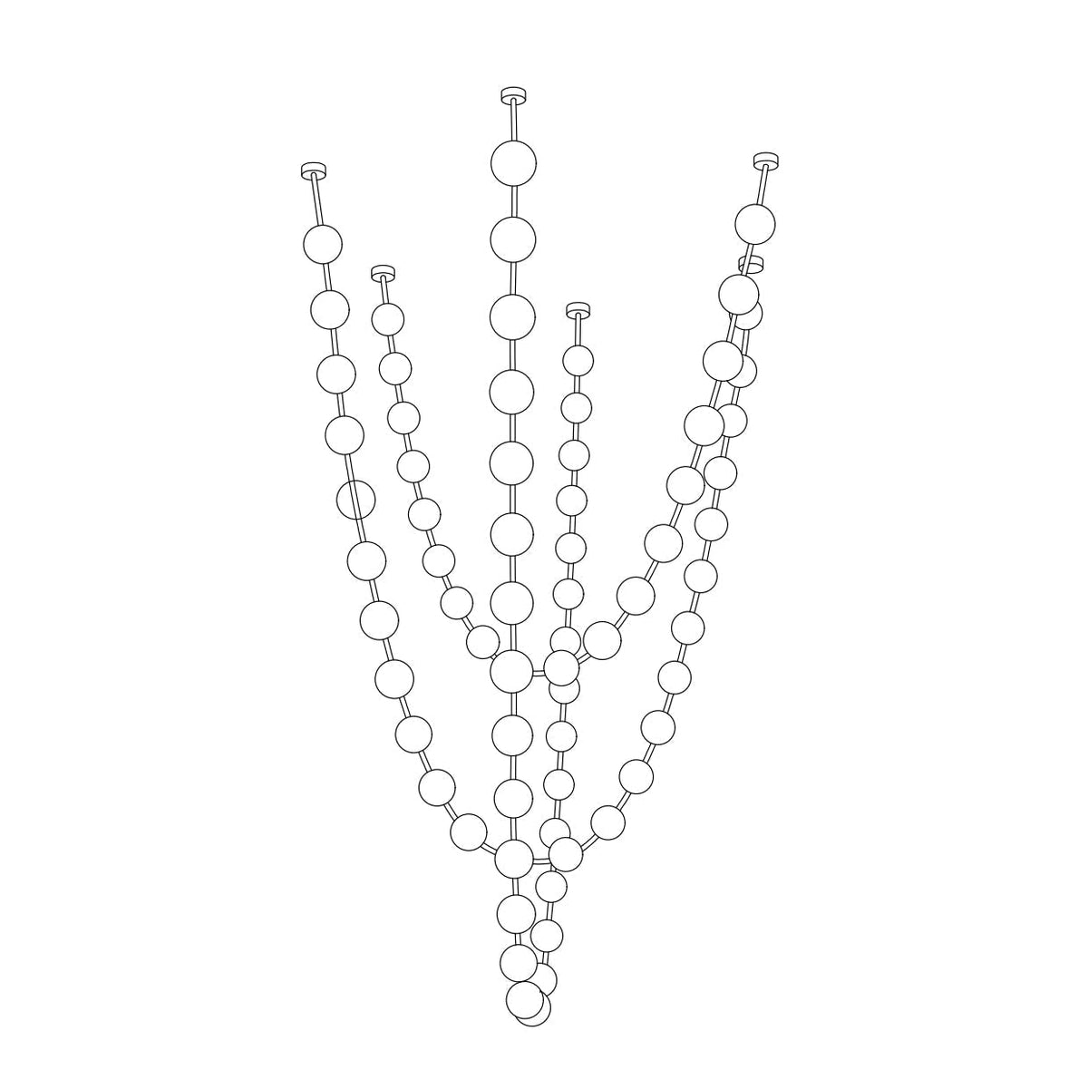 Strand Necklace Chandelier