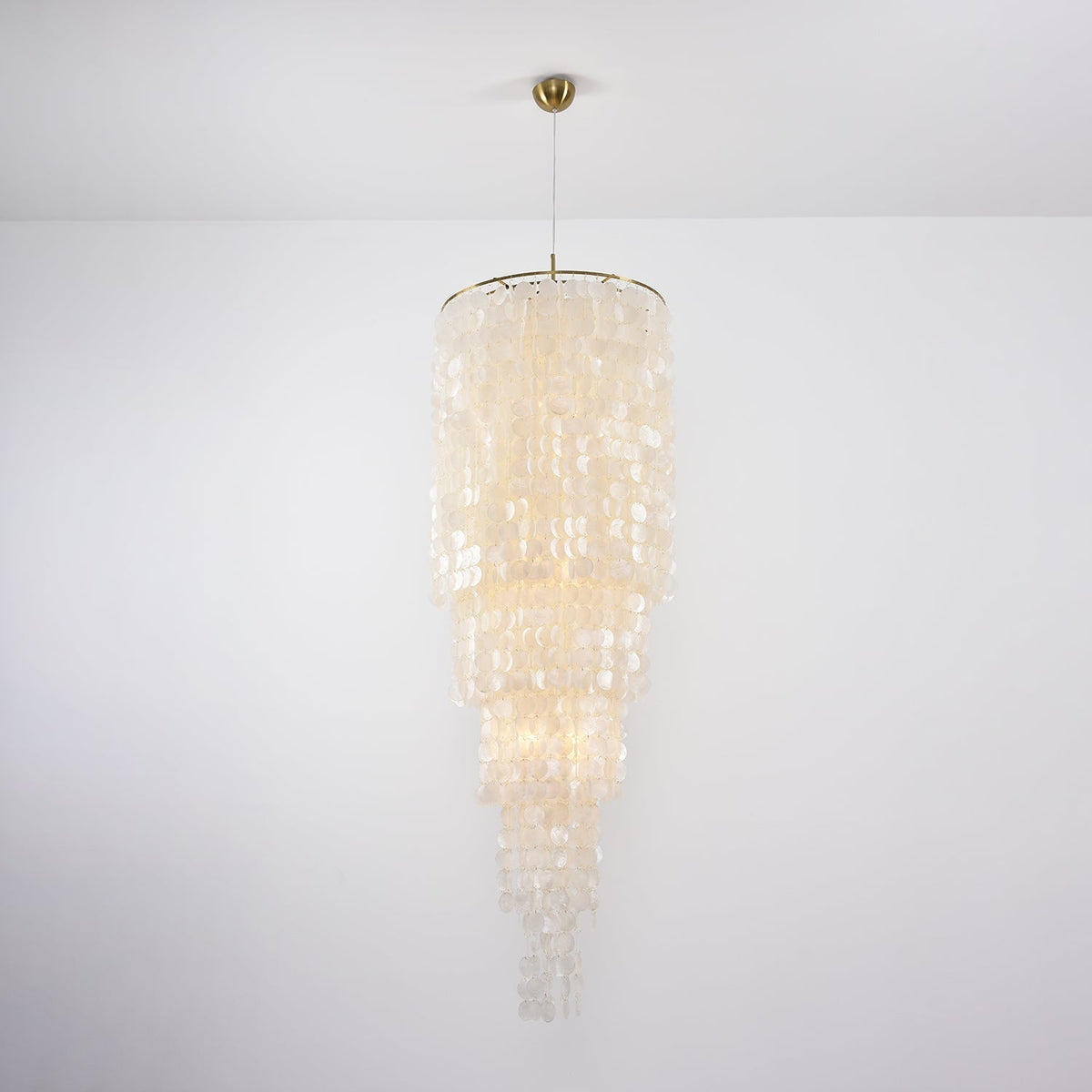 Modern Nerida Shell Chandelier