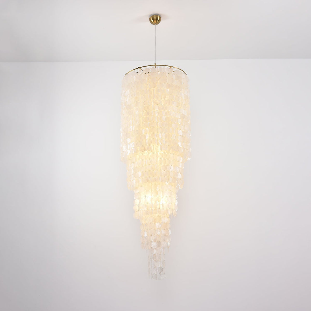 Modern Nerida Shell Chandelier