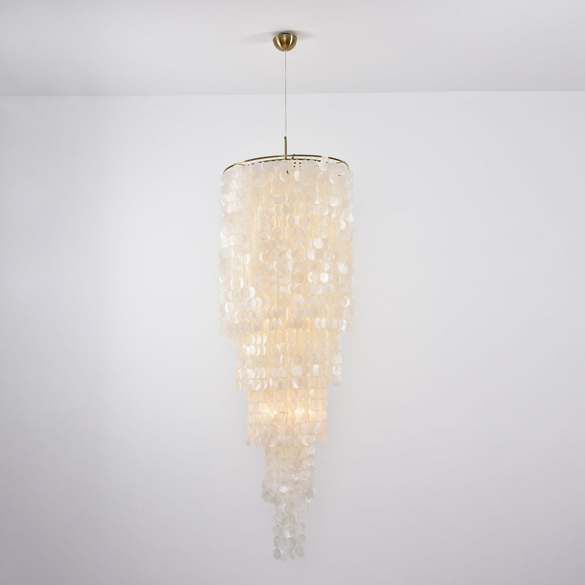Modern Nerida Shell Chandelier
