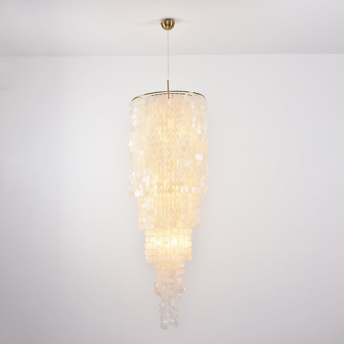 Modern Nerida Shell Chandelier