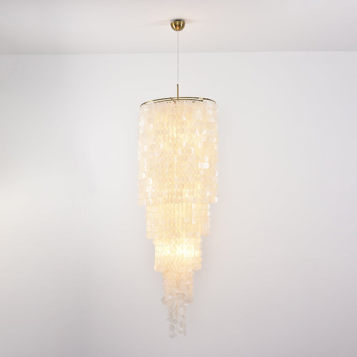 Modern Nerida Shell Chandelier