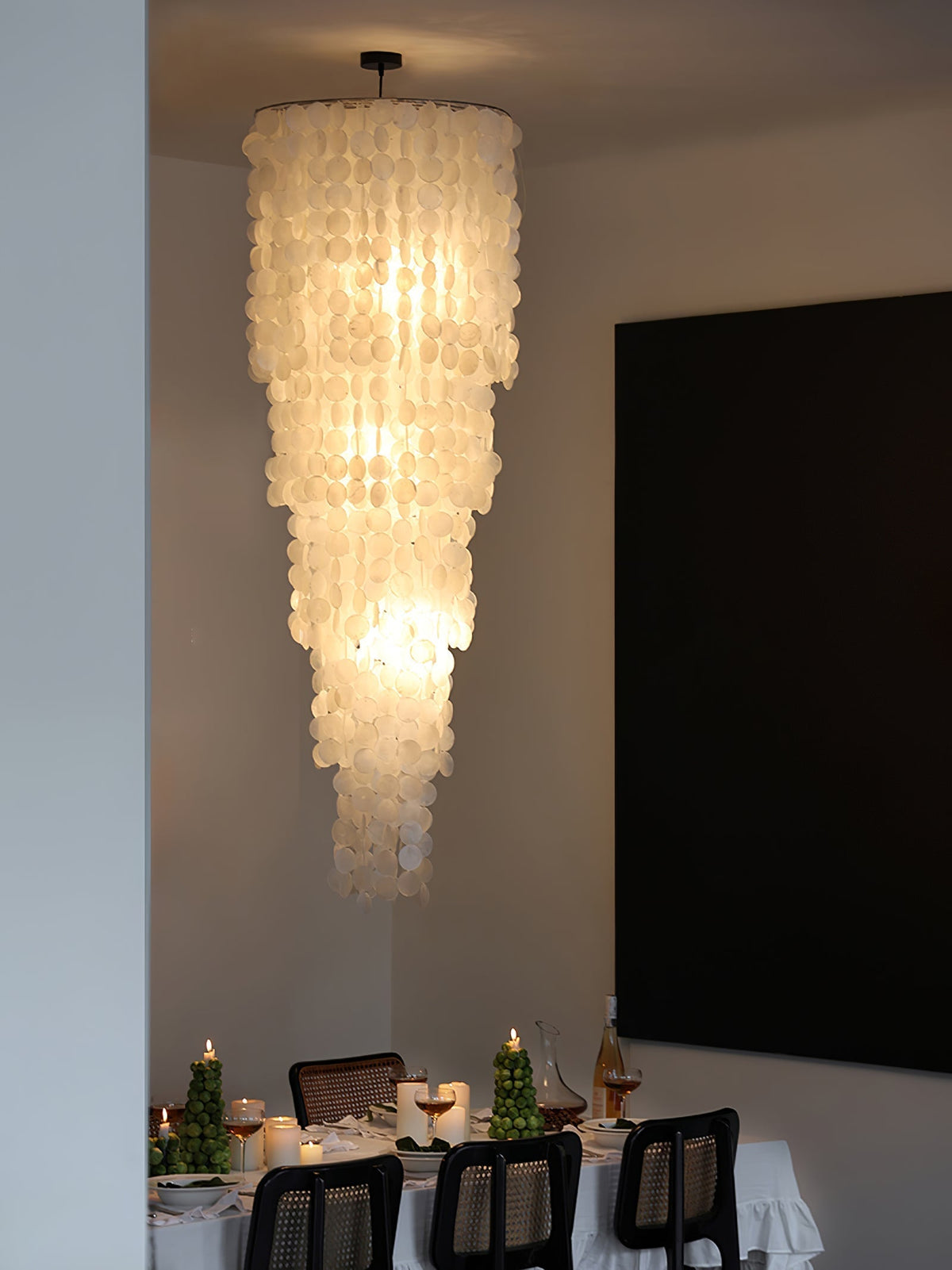 Modern Nerida Shell Chandelier