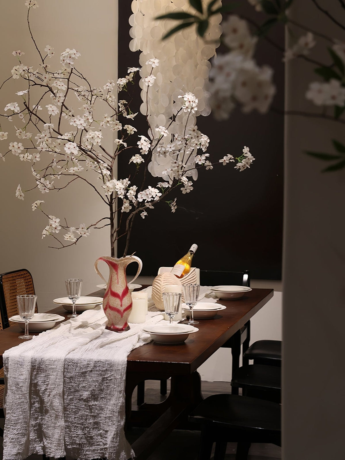 Modern Nerida Shell Chandelier