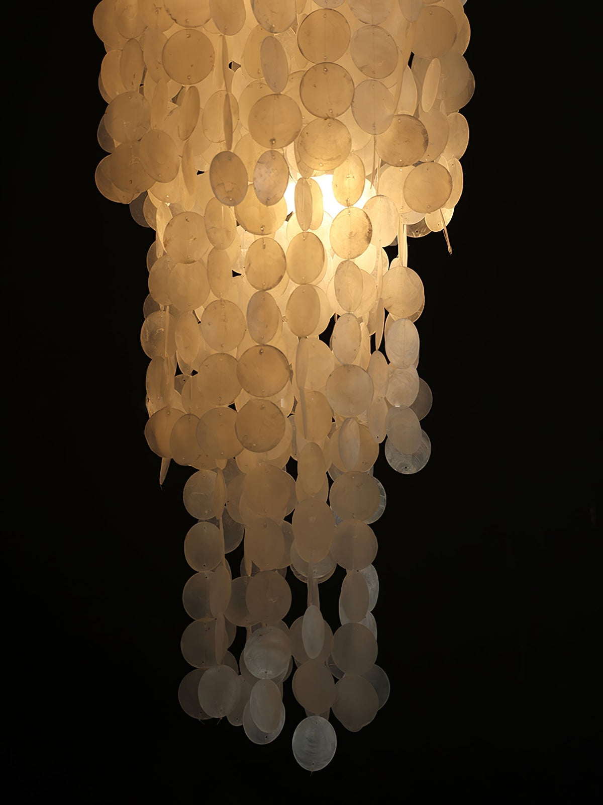 Modern Nerida Shell Chandelier