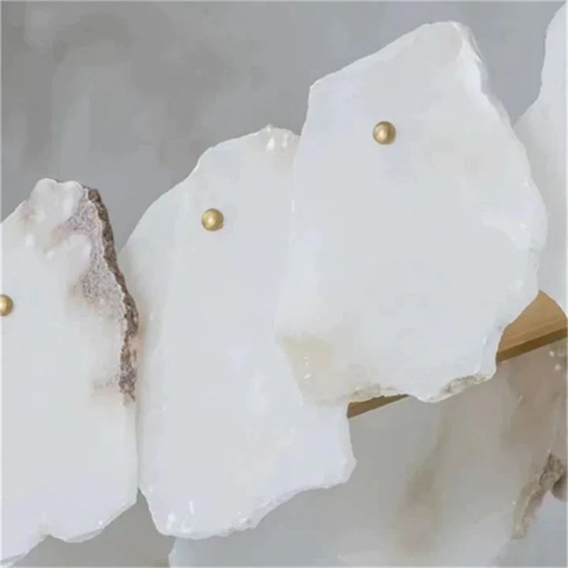 Sbulas Alabaster Linear Chandelier