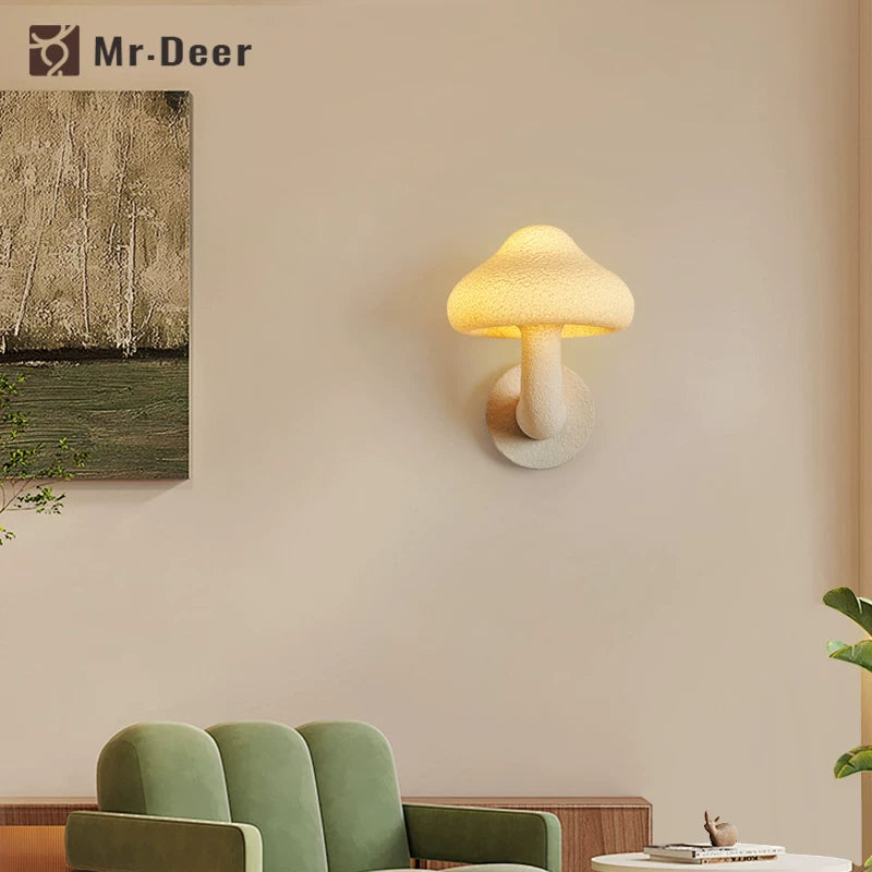 Cute Mushroom Glow Wall Sconce