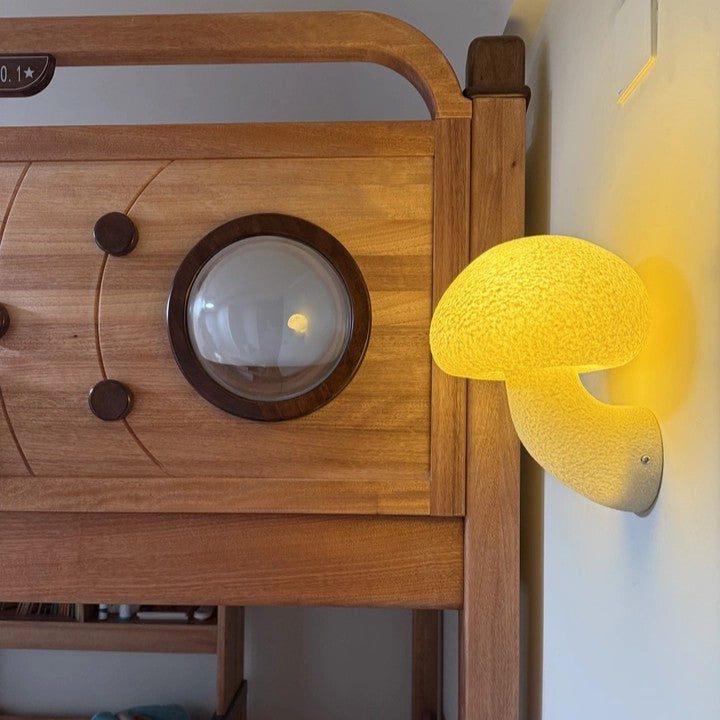 Cute Mushroom Glow Wall Sconce