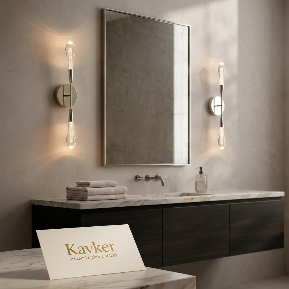 Soltaire Double Wall Sconce in Nickel
