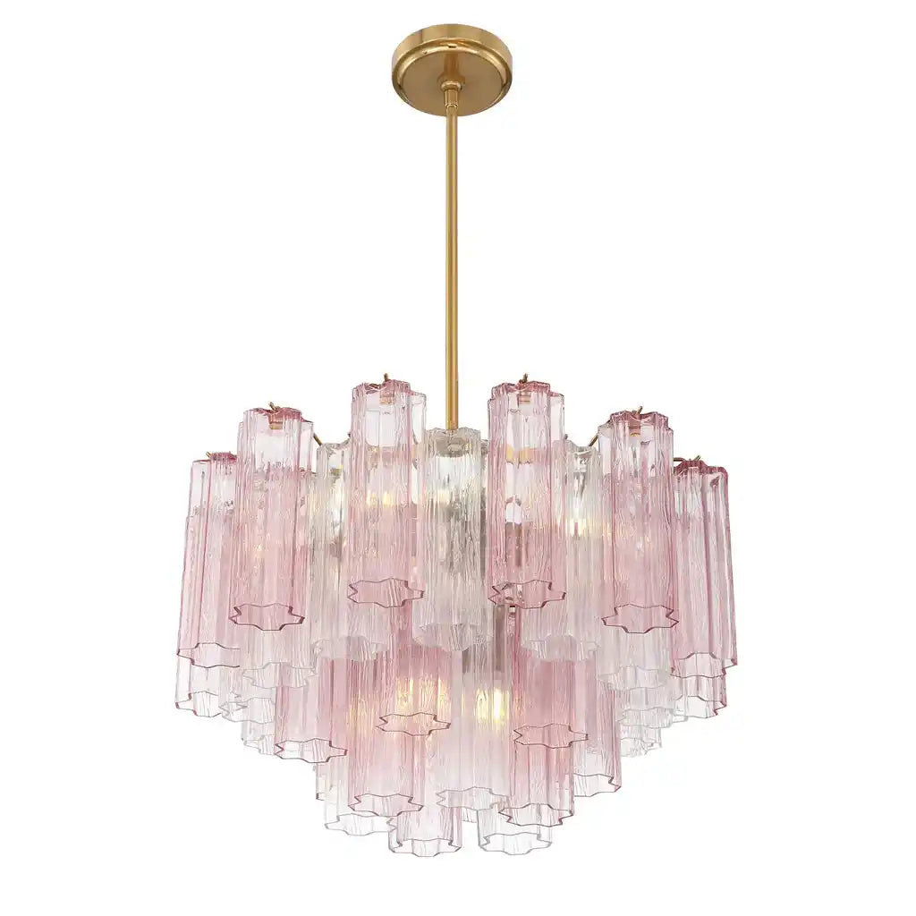 Addis Chandelier 17.8" 19.8" 22" 26.8" 32''D-19.8"-Brass-Spring-Kavker