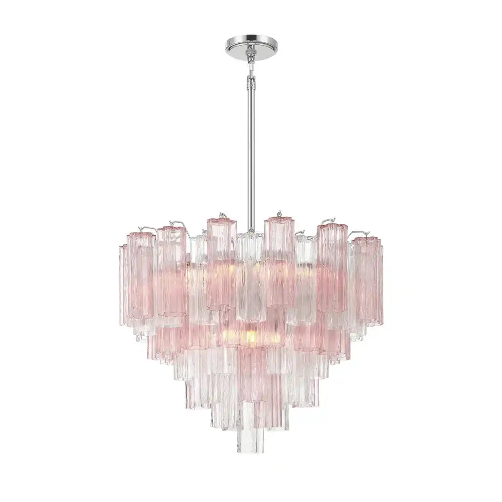 Addis Chandelier 17.8" 19.8" 22" 26.8" 32''D-22"-Chrome-Spring-Kavker