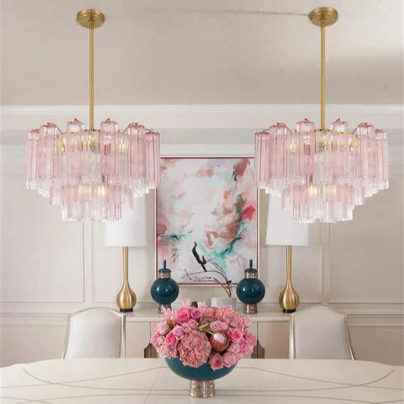 Addis Chandelier 17.8" 19.8" 22" 26.8" 32''D-17.8"-Brass-Spring-Kavker