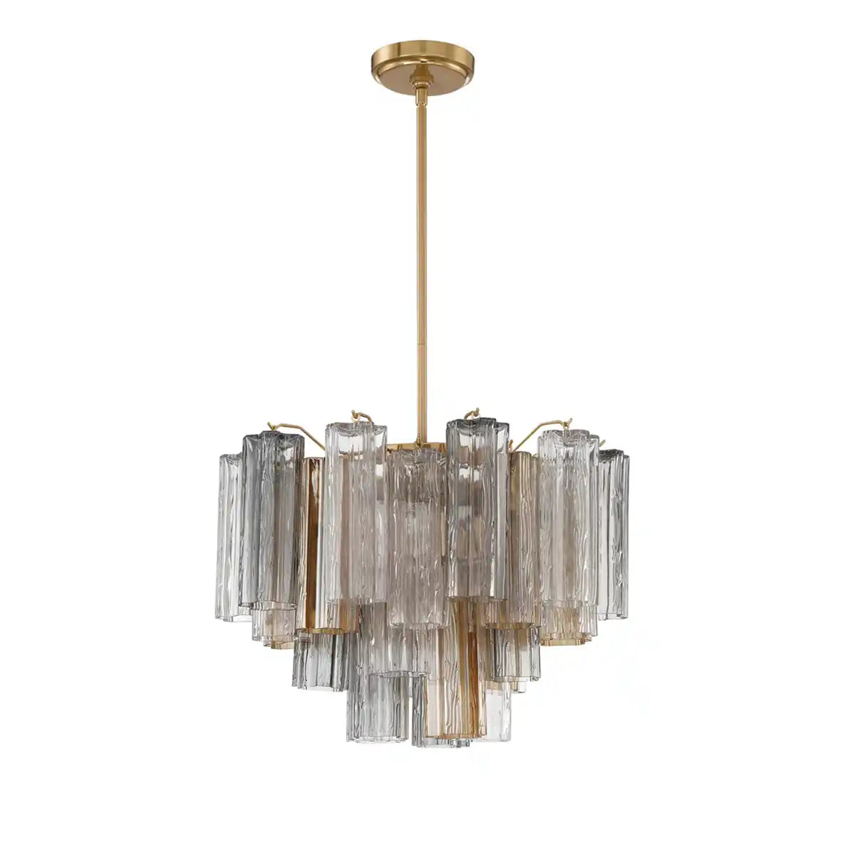 Addis Chandelier 17.8" 19.8" 22" 26.8" 32''D-17.8"-Brass-Autumn-Kavker