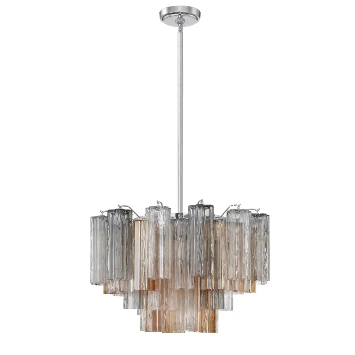 Addis Chandelier 17.8" 19.8" 22" 26.8" 32''D-17.8"-Chrome-Autumn-Kavker