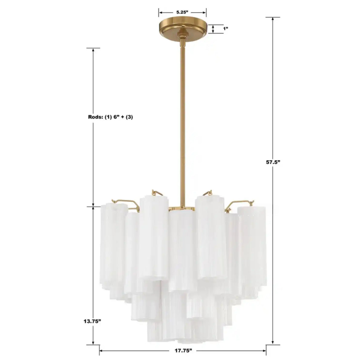 Addis Chandelier 17.8" 19.8" 22" 26.8" 32''D-Kavker