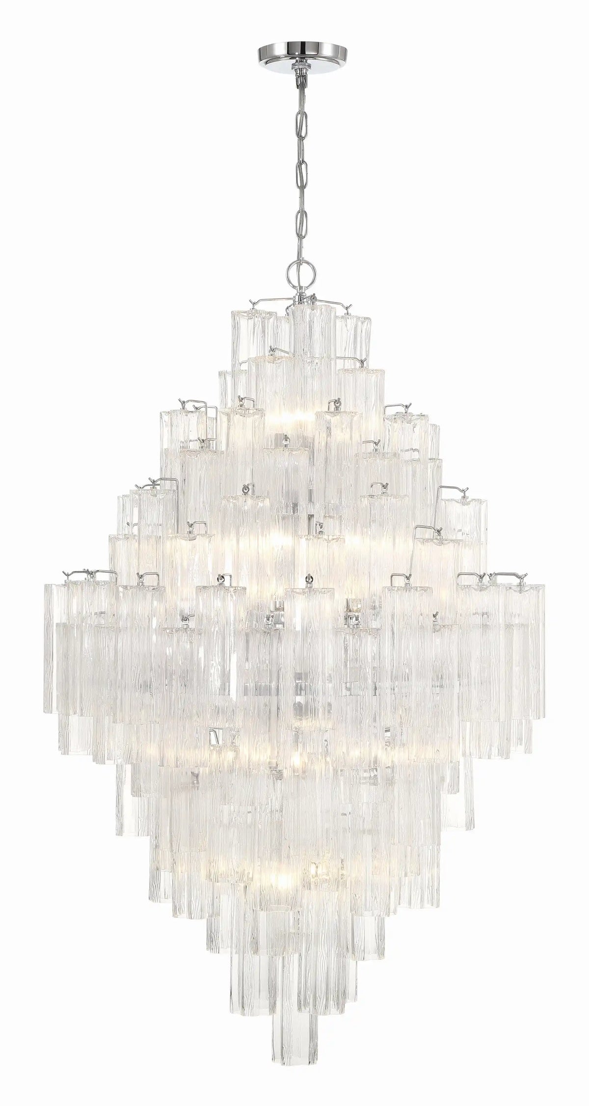 Addis Diamond Chandelier 49''H-Kavker