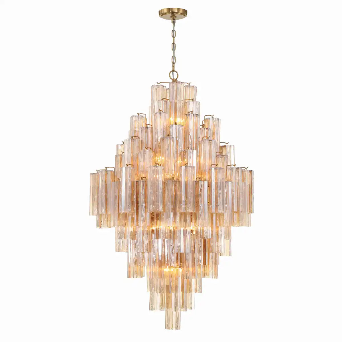 Addis Diamond Chandelier 49''H-Kavker