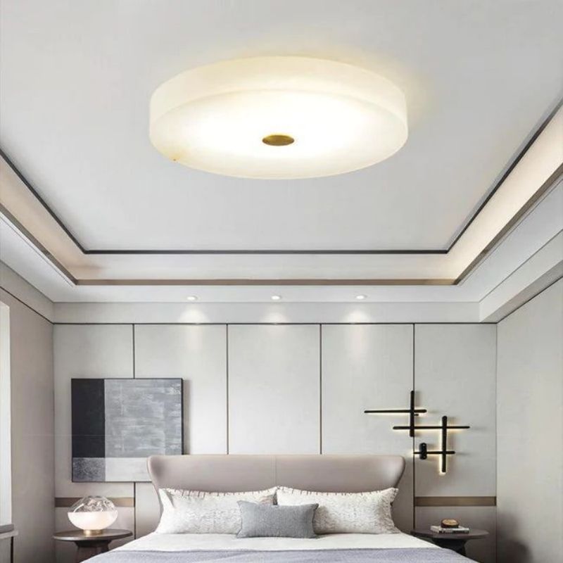 Alabaster Round Led Flushmount 11.8" 15.7" 19.7" - 19.7"Kavker