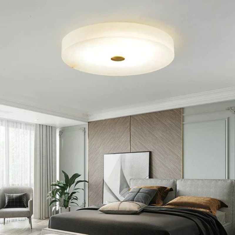 Alabaster Round Led Flushmount 11.8" 15.7" 19.7" - 15.7"Kavker