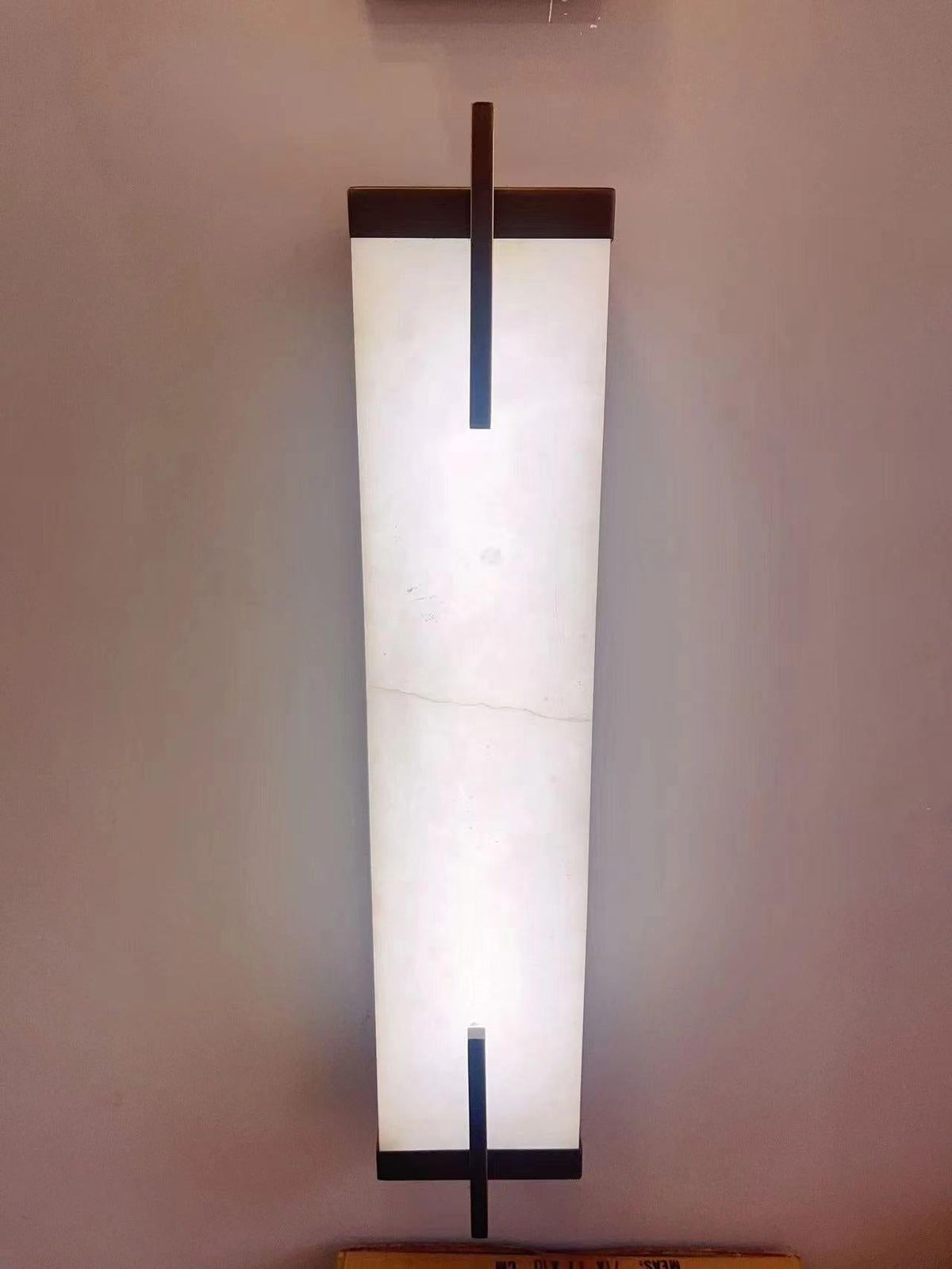 Beckett Alabaster Wall Sconce - ∅ 4.7″ x H 31.5″ Set of 2BronzeKavker