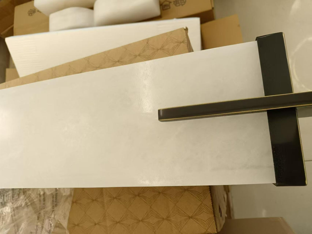 Beckett Alabaster Wall Sconce - ∅ 4.7″ x H 31.5″ Set of 2BronzeKavker
