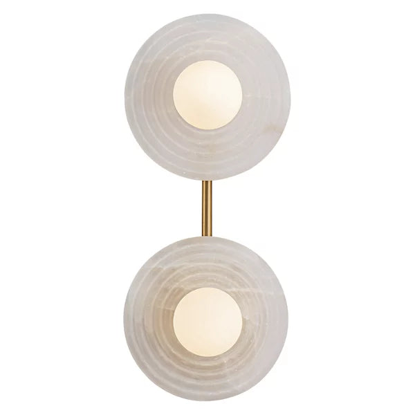 Dahlia Alabaster LED Vanity Light-Kavker-Kavker