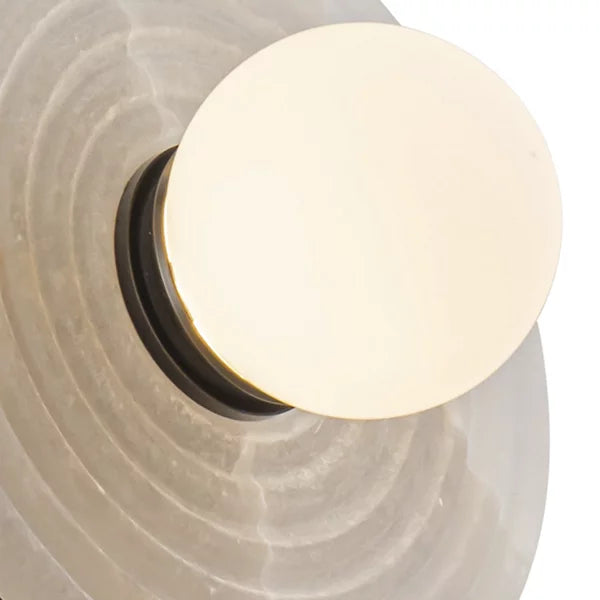 Dahlia Alabaster LED Vanity Light-Kavker-Kavker