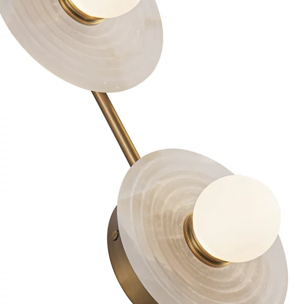 Dahlia Alabaster LED Vanity Light-Kavker-Kavker