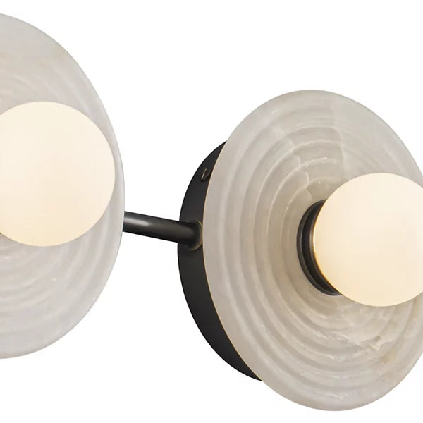 Dahlia Alabaster LED Vanity Light-Kavker-Kavker