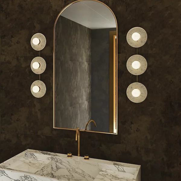 Dahlia Alabaster LED Vanity Light-Kavker-Kavker