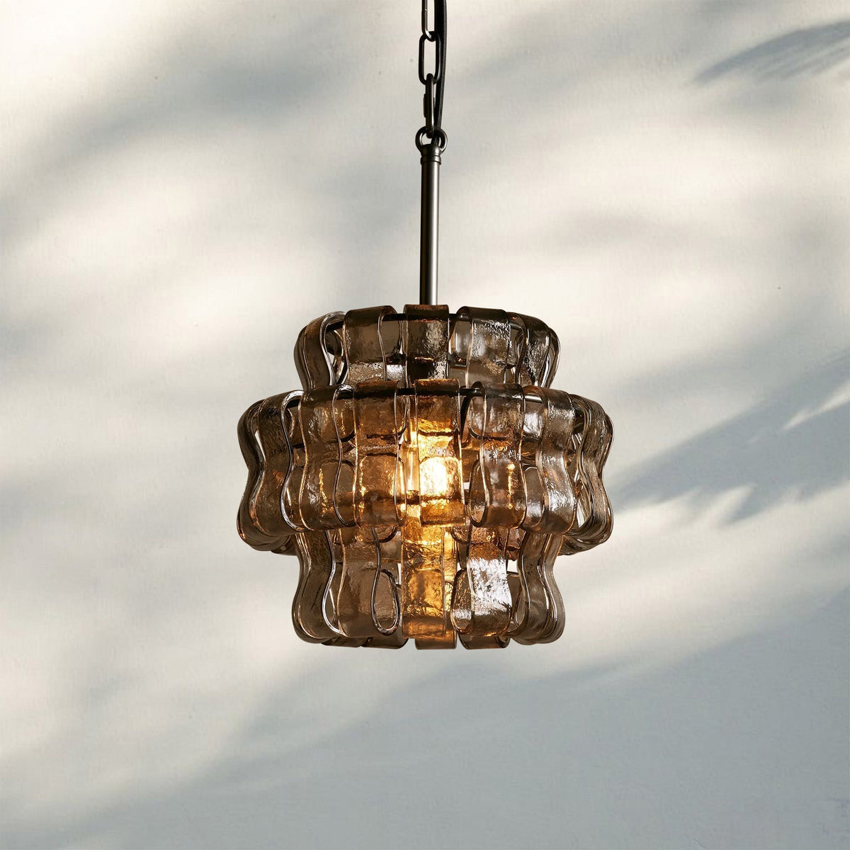 Ghiaccio Pendant Light - BrassClear-Kavker
