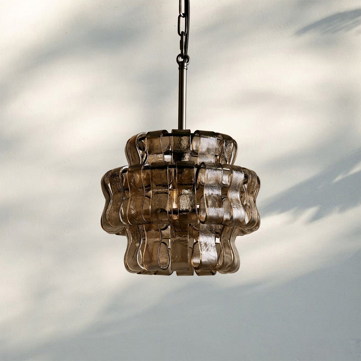 Ghiaccio Pendant Light - BrassClear-Kavker