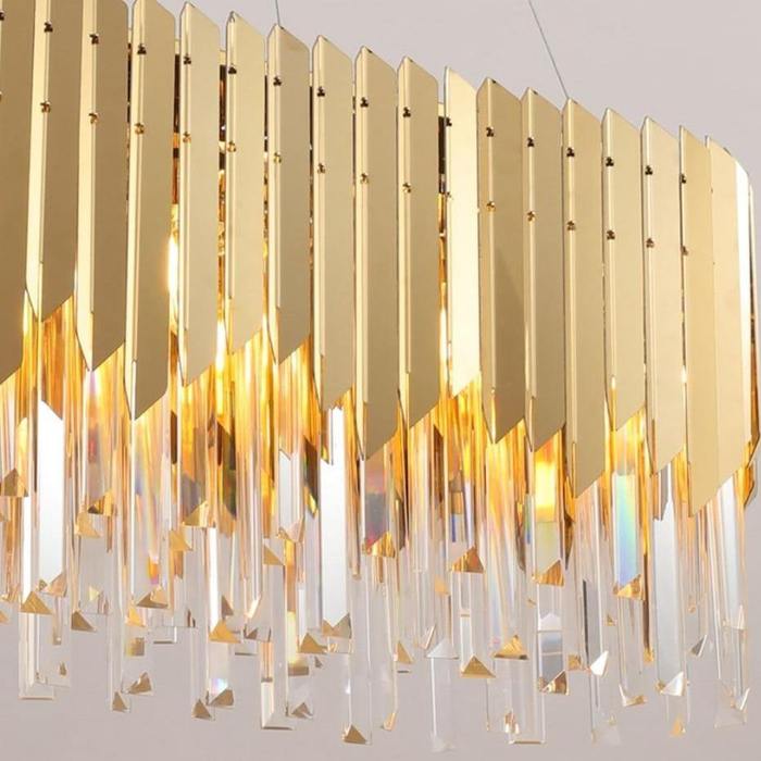 Premium April Crystal Dining Room Chandelier - CasaraHouse