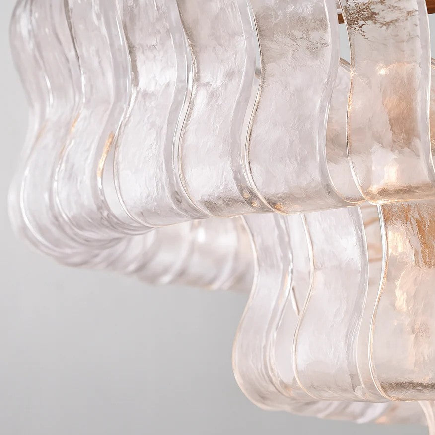 Ghiaccio Oval Chandelier Light