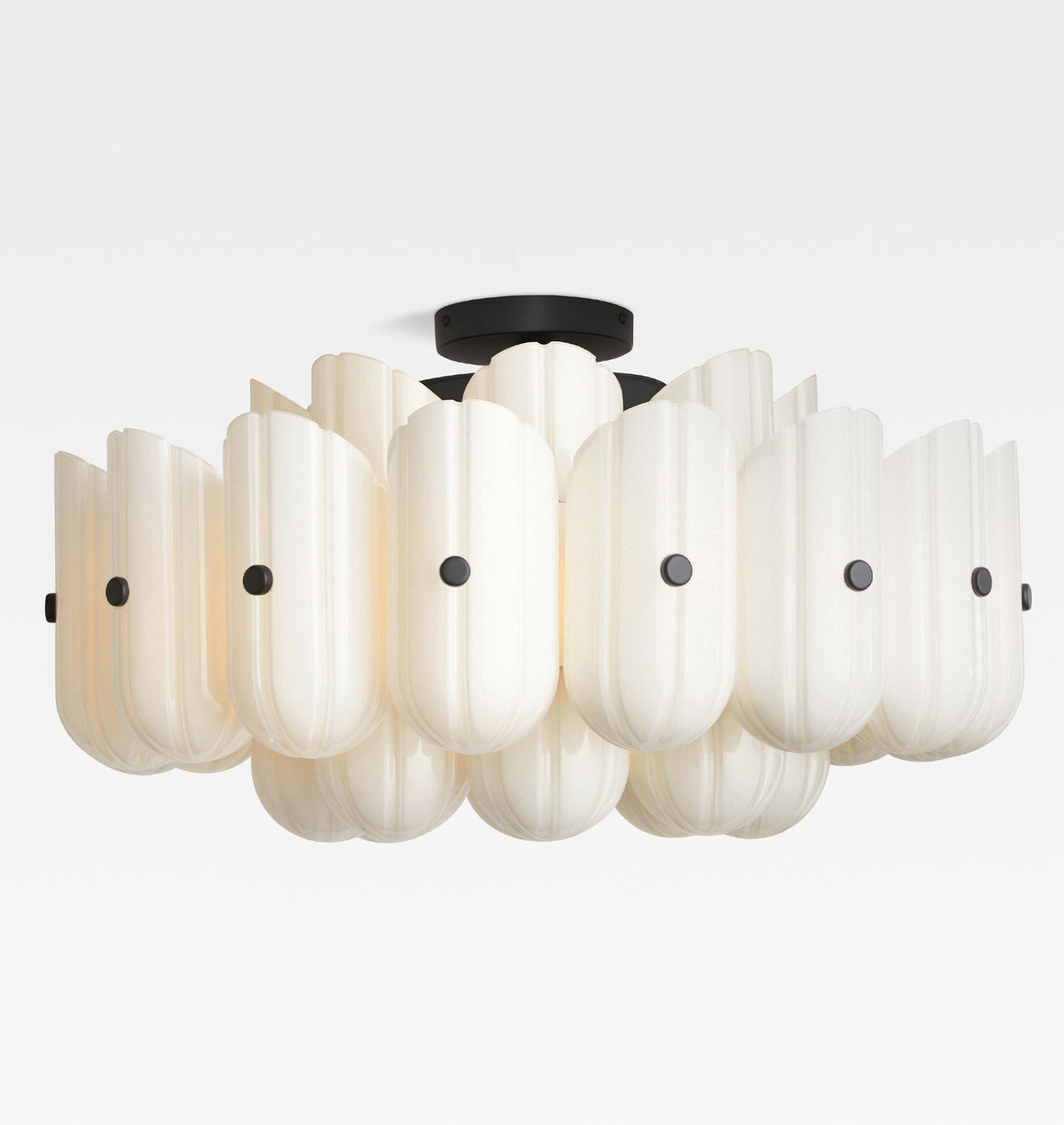 Lorna LED Double Tier Flush Mount 25" - BronzeKavker