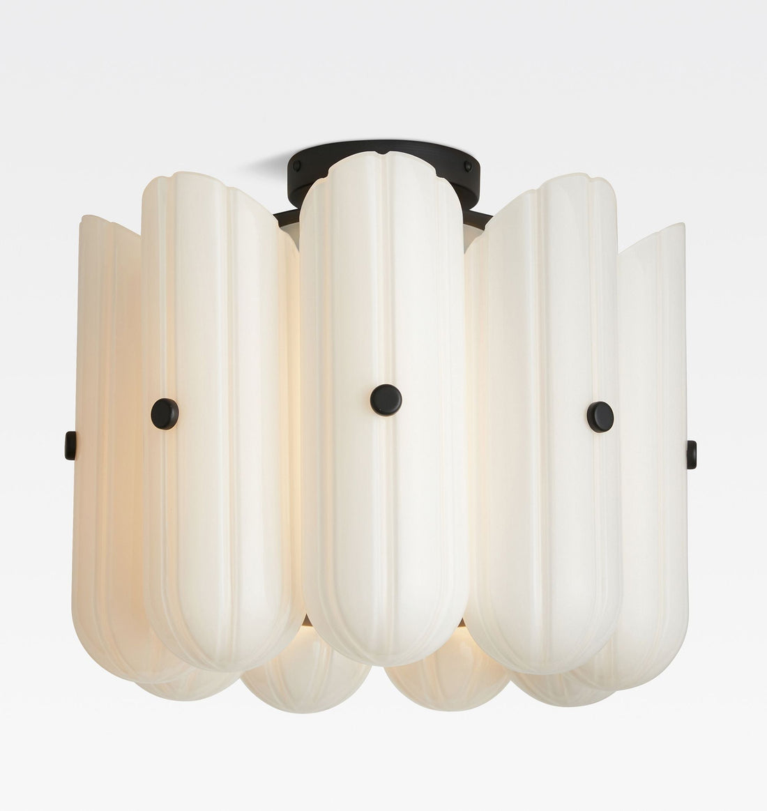 Lorna LED Flush Mount 16" - Aged BrassKavker