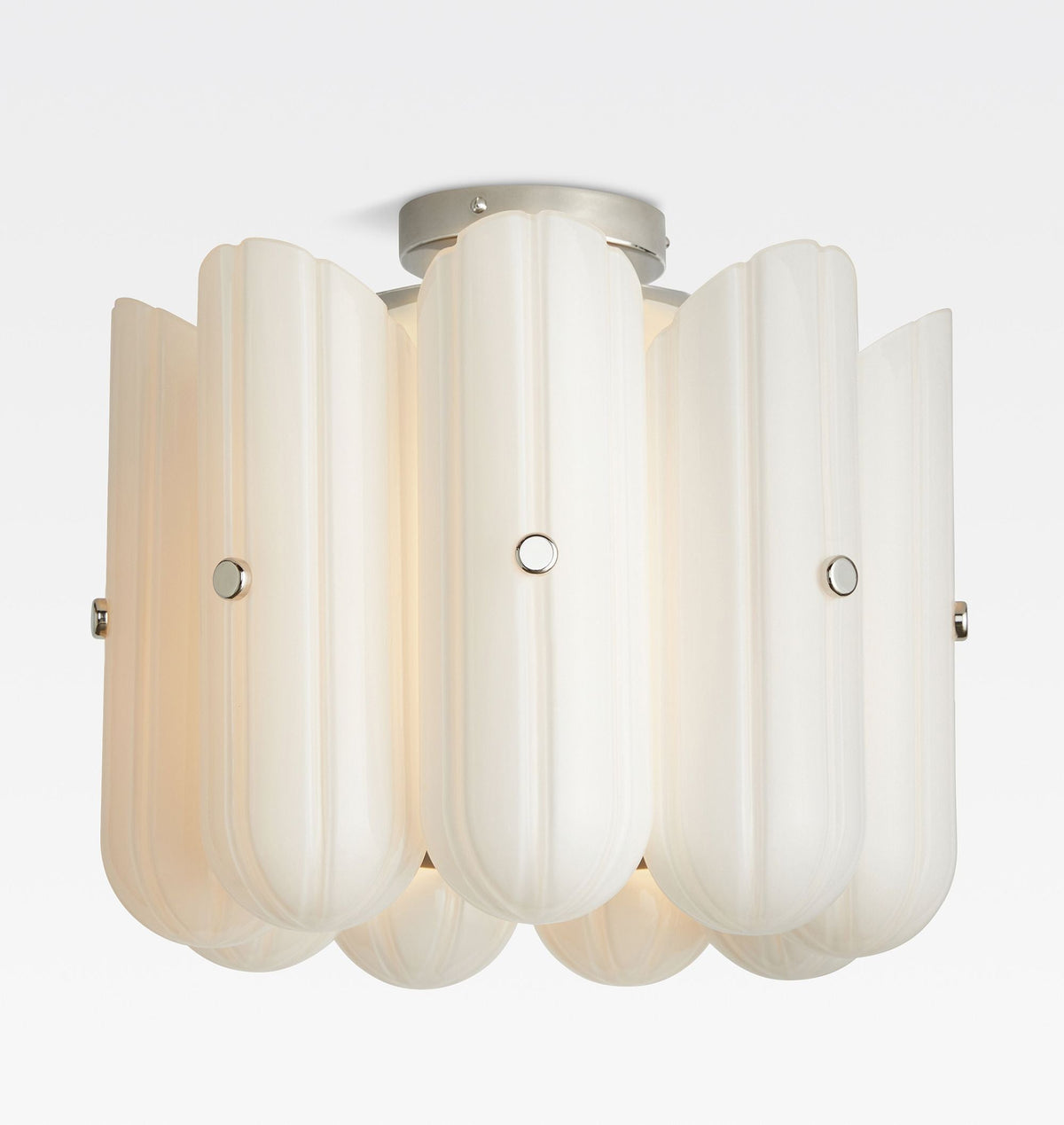 Lorna LED Flush Mount 16" - Polished NickelKavker