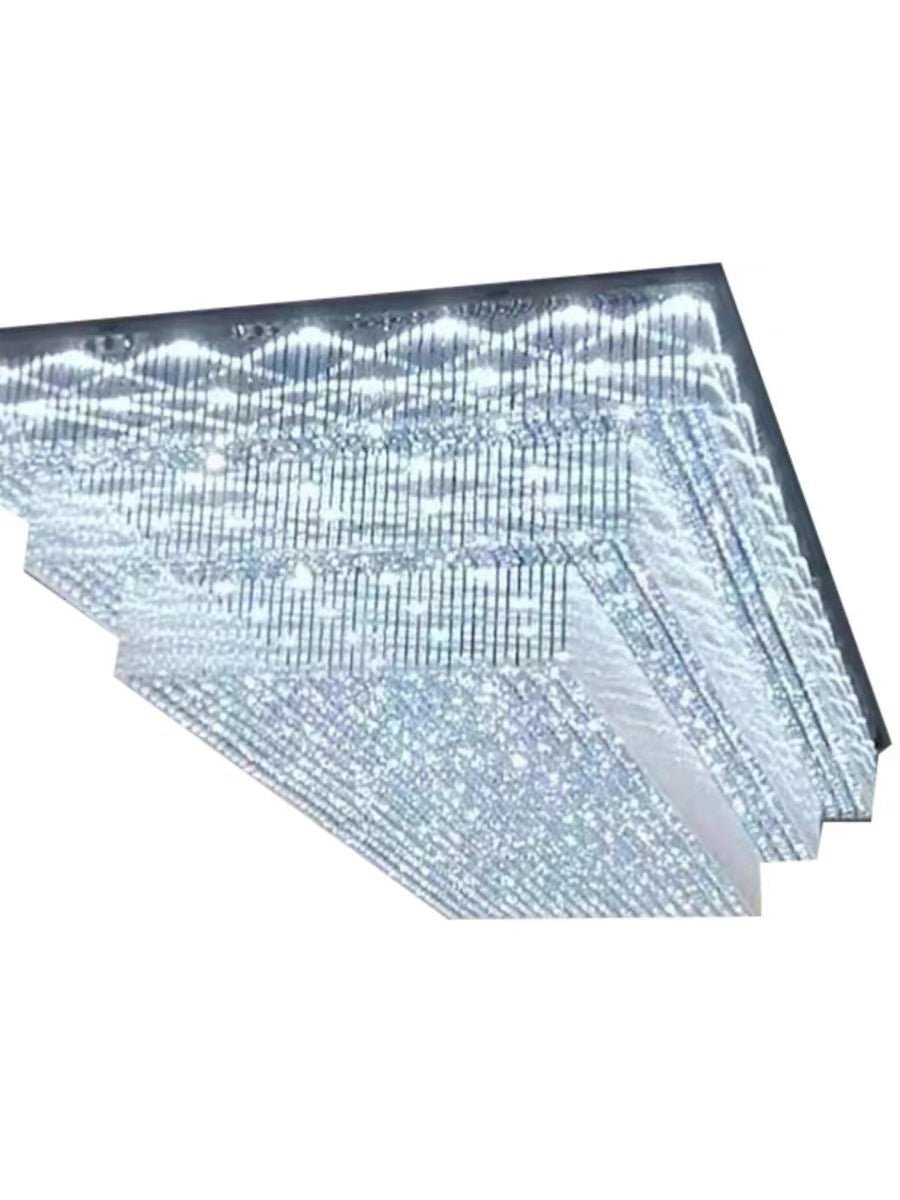 Modern Extra 2/3 Tiered Flush Mount Crystal Chandelier for Large Area-Chandeliers-Kavker-Kavker