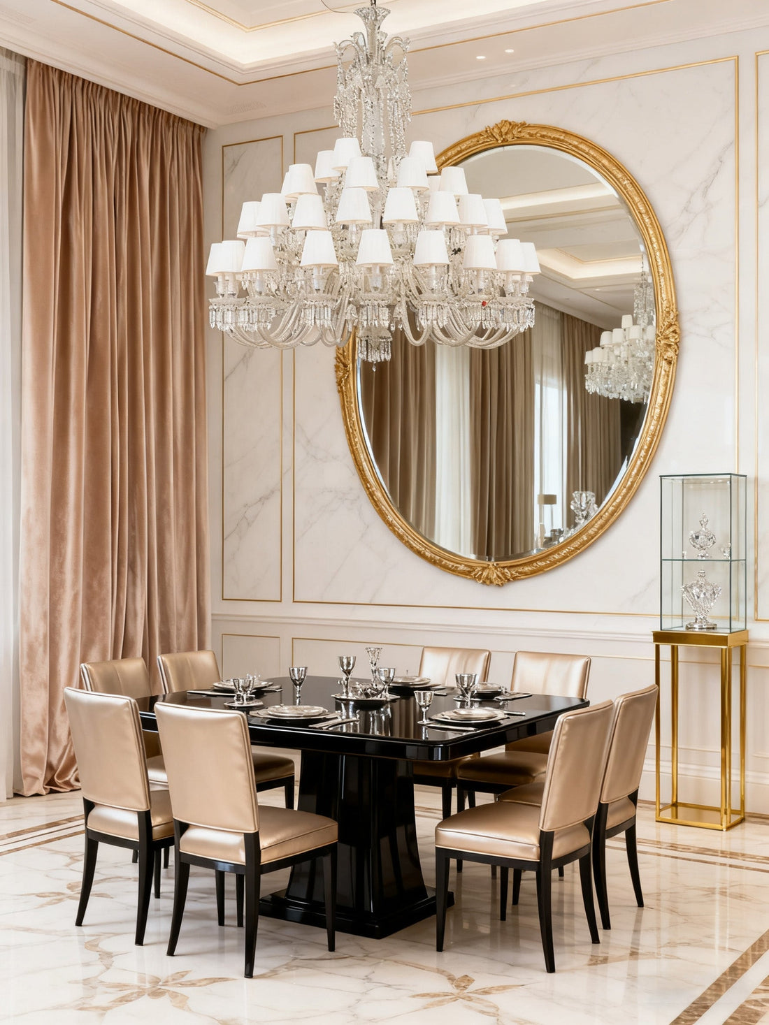 48 Lights Baccarat Inspired Crystal Chandelier 60X72 Inch Big Chandelier for Living Room